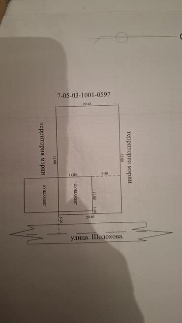 сдам частный дом без хозяина в бишкеке: 7 соток, Курулуш, Техпаспорт, Белек келишими — 2
