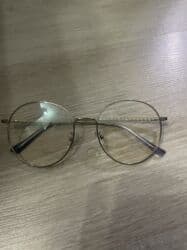 очки брендовые: Солнцезащитные очки очки, Женские, Круглые, Оправа из нержавеющей стали, Регулируемые носоупоры, Б/у — 1