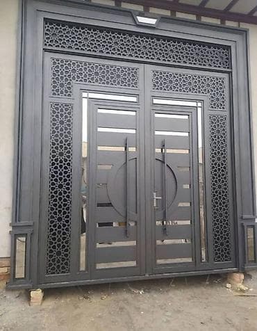 безпроводной звонок: Кованые уличные ворота из стали - Материал: высокопрочная сталь — 2