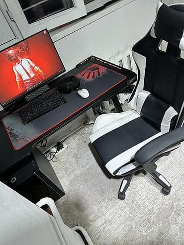 Эмерек гарнитурлары: Кеңсе эмереги комплекти, Колдонулган, Кресло, Бөлүп төлөө менен, Булгаары, түсү - Кызыл — 2