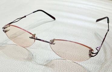 прозрачные туфли: Очки в легкой металлической оправе от Polarna Desigde in Italy — 2