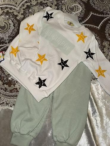 детские вещи из травки: Комплект, цвет - Белый — 6