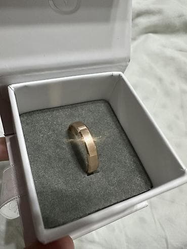 бижутерия сойко: Кольцо, Обручальное, Проба 585, Унисекс, Без вставки — 1