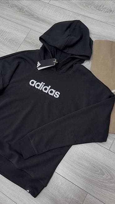 Спортивная одежда: Женский спортивный костюм Adidas, черный, оригинал 💯 🇺🇸 Размеры: M — 3