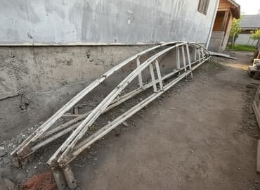 современные навесы: Навес, Арочный, Металл, Поликарбонат — 1