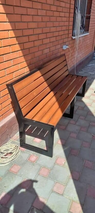 прихошка мебель: Скамейка в наличии. Скамейка со спинкой и без. Уличный мебель комплект — 8