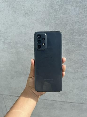 Samsung Galaxy A23, Б/у, 64 ГБ, цвет - Черный