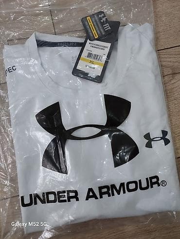 tech fleec: Мужская футболка, XL, Under Armour, Новый, цвет - Белый, Самовывоз — 2