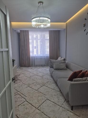 квартиры токмак: 3 комнаты, 89 м², Тунгуч мкр Элитка, 8 этаж, Дизайнерский ремонт — 6