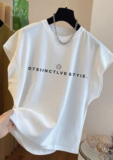 Нижнее белье: Футболка, Классическая модель, Хлопок, Новый, M — 4