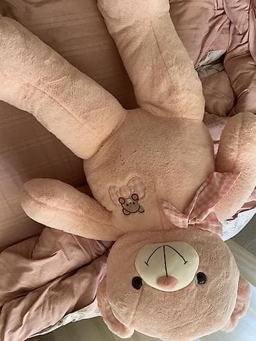 kombi nova hot: Размер:120 см Большой плюшевый мишка розового цвета, идеальный для — 3