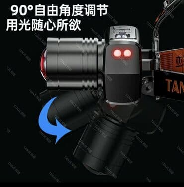 инверсоный стол: Налобный фонарь LED Tanje - Мощный светодиодный источник света с — 2