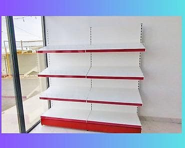 ремонт витрин: Торговый стеллаж металлическая полка для магазина, железная мебель — 8