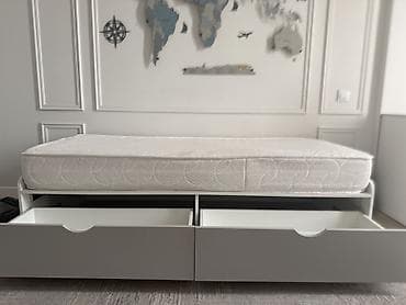 кровать 1: Односпальная кровать, С ящиком для хранения, длина - 190 см — 2