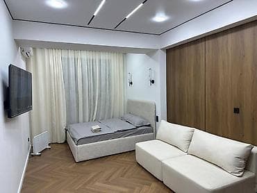 квартира бишкее: 1 комната, Люкс, элитка, 12 мкр, Душевая кабина, Постельное белье, Кондиционер — 1