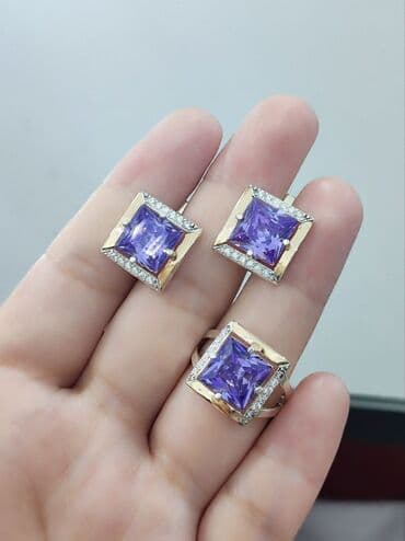 свадебные наборы ручной: Набор украшений, Проба 925, Женские, Новый — 4