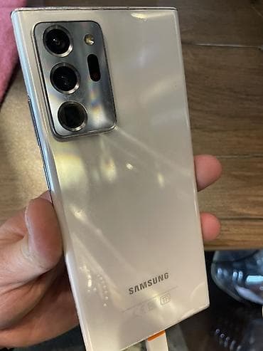 Samsung Galaxy Note 20 Ultra, Б/у, 256 ГБ, цвет - Белый, 2 SIM, eSIM