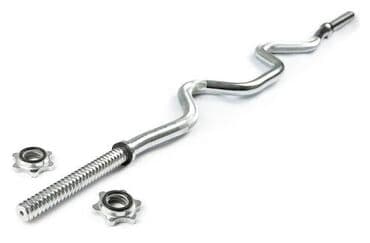 Зимний спорт: Изогнутый гриф EZ для штанги масло практически, гриф стоит без дела — 6