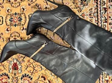 обувь для охоты: Сапоги, 38.5, Sasha Fabiani, Б/у, цвет - Черный, Самовывоз — 1