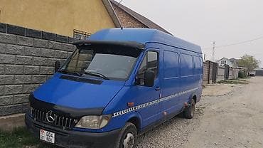 вентилятор спринтер: Mercedes-Benz Sprinter — синий цельнометаллический фургон удлинённой — 6