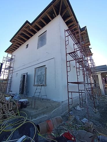 Фасадные работы “под ключ” - Утепление фасада частных домов - Монтаж