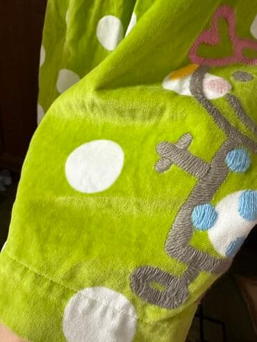 дом вещи: Детское платье, цвет - Зеленый, Б/у — 6