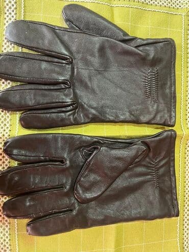 ремень из кожи: Классические кожаные перчатки - Материал верха: натуральная гладкая — 4