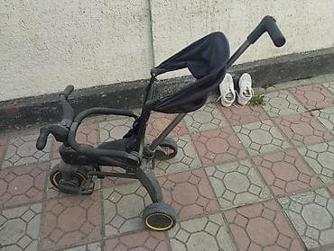 Детский трехколесный велосипед-каталка с родительской ручкой - Формат