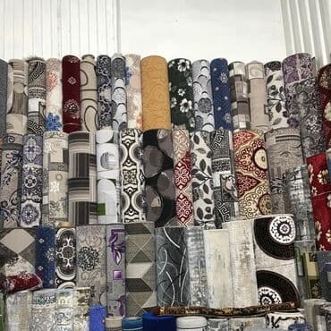 ковровые: Ковровая дорожка Новый, 100 см * 1 пог. м, Синтетика, Геометрия — 1