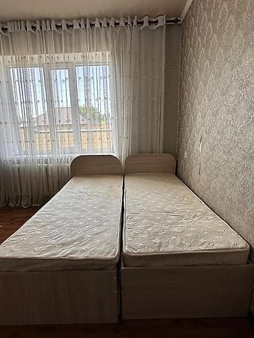 Үй жана бакча: Две односпальные кровати с матрасами - Формат: два отдельных — 2