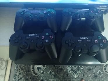 PlayStation 3 Super Slim (черная) с прошивкой HEN/CFW и комплектом