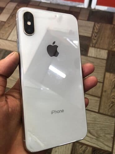 телефон арзан ош: IPhone X, Б/у, 64 ГБ, Чехол, 100 % — 1