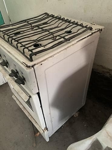 газовой печка: Газовая, Механическое, Напольная, Б/у — 2