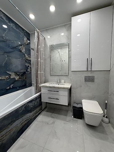 сдаю квартиру по рыскулова 28: 2 комнаты, 86 м², Элитка, 12 этаж, Евроремонт — 7