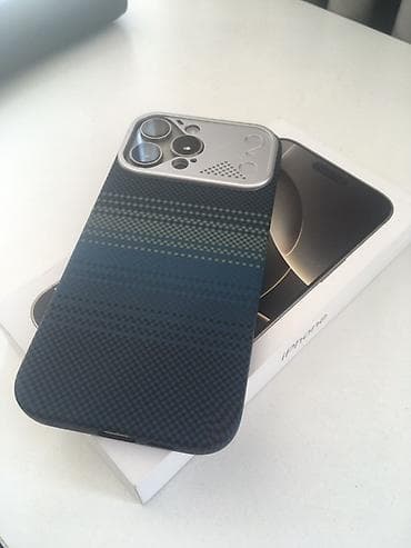 17 iphone: IPhone 16 Pro Max, Б/у, 256 ГБ, Natural Titanium, Коробка, 89 % — 1