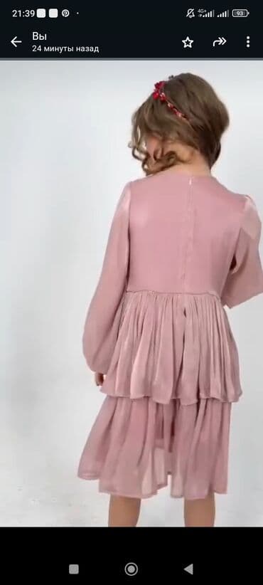 детские купальники с фламинго: Детское платье, цвет - Розовый, Новый — 4