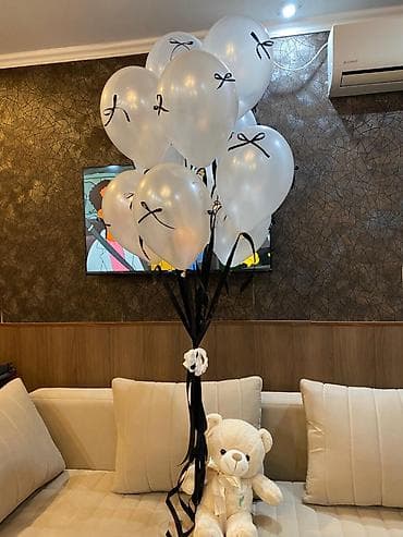 геливые шарики: Воздушные шары и оформление праздников - Гелиевые связки из — 1