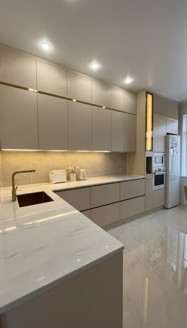 мебель на заказ в рассрочку бишкек: Мебель на заказ, Кухня, Кухонный гарнитур, Стол, Столешница — 1