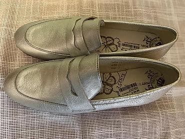 Спецодежда: Женские лоферы PostXchange (модель Neru 9400) - Цвет: серебристый — 1