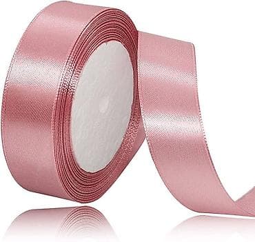 упаковочная бумага для цветов: Атласная лента на катушке - Материал: плотный атлас (двухсторонний — 4