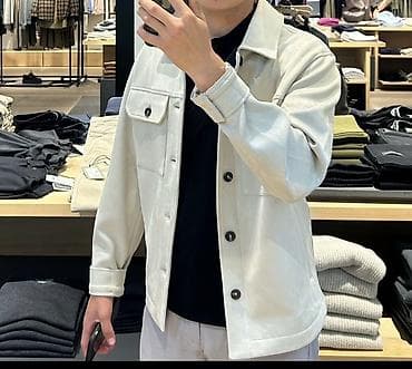 тулуп из овчины: Куртка, M, Без утеплителя, Манжеты на рукавах — 1