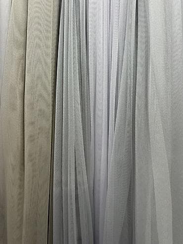 Тюль-сетка для окон и зонирования интерьера - Полупрозрачная