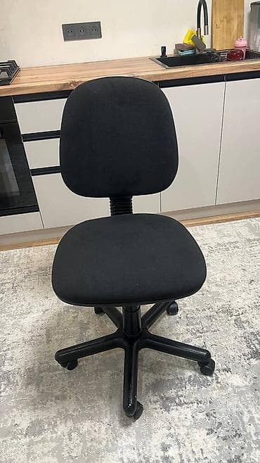 Оңдоп-түзөө жана курулуш: Кеңсе отургучу, Колдонулган, түсү - Кара, Желим — 4