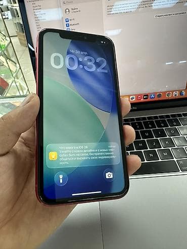 купить телефон айфон 11 бу: IPhone 11, Б/у, 128 ГБ, Красный, В рассрочку, 100 % — 3