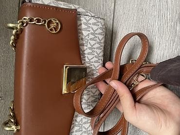 michel kors: Классическая сумка, Michael Kors, Корея, Материал: Натуральная кожа, Регулируемый ремень, Женские, Б/у — 2