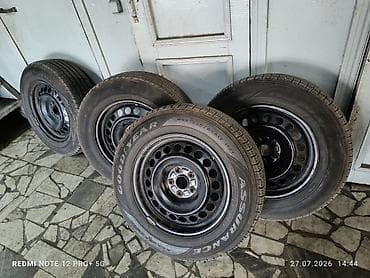 Колеса в сборе 225 / 65 / R 17, Лето, Б/у, Комплект, Легкий коммерческий транспорт (C/LT), Железные, отверстий - 5 — 1