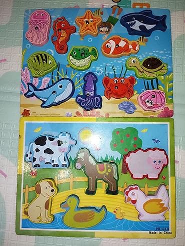 palm m100: Набор развивающих деревянных пазлов и сортеров для малышей. В — 1