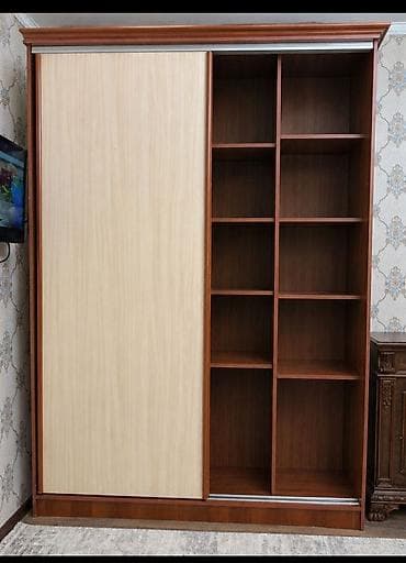 горка форма: Шкаф-купе с открытыми полками - Тип: шкаф-купе с одной раздвижной — 2