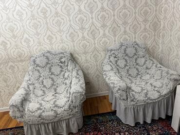 купить диван и кресло: Отдам даром диван и два кресло — 1