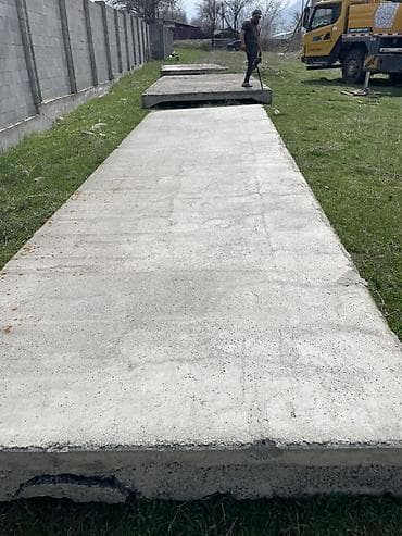 плиты перекрытия ош: Железобетонные плиты дорожные/площадочные - Тип: массивные ЖБ плиты — 3